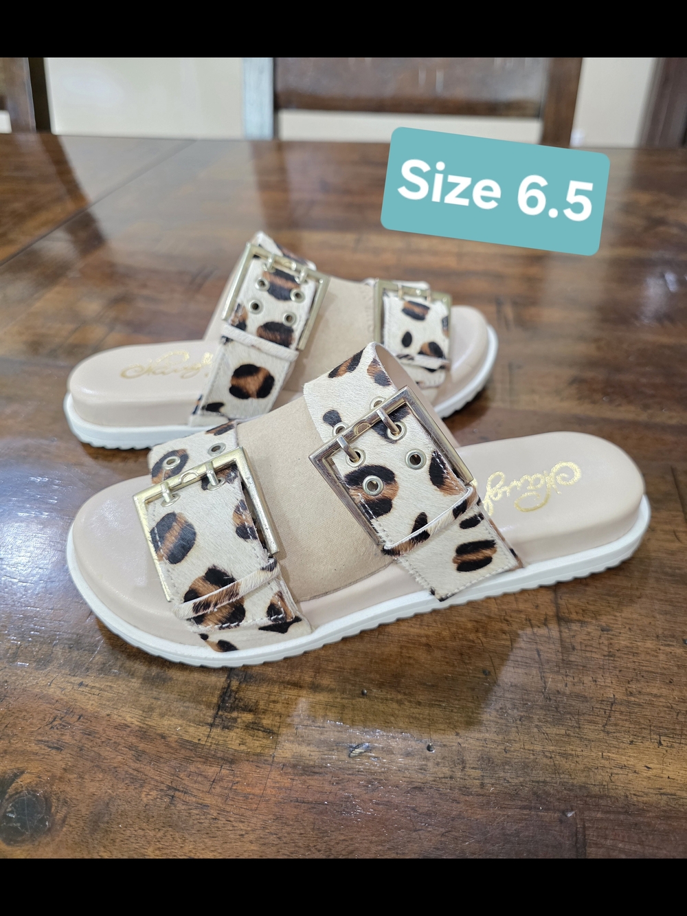 Woman's Naughty Monkey Sandals Hey Pony Size 6.5